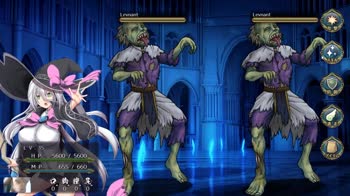 Magical Girl Seduction: Two Zombies Attack Cute Blondie