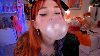 Sabrina_Great - Sabrina's Sassy Bubble Fun: Gumball Tease