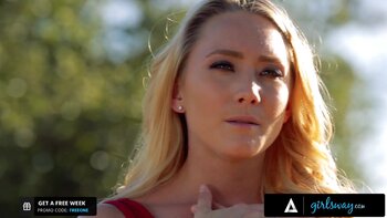 Mia Malkova & AJ Applegate: Blonde Babes Share Steamy Outdoor Lesbian Action