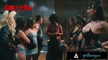 Lesbian Warriors Unleash a Fisting Fury: 10-Girl Strap-On Orgy with Jane Wilde, Ana Foxxx, and More!