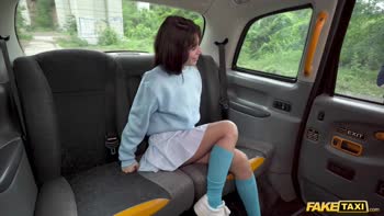 Colombian Cutie Mells Blanco's Faketaxi Fantasia with Big Cock POV