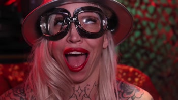Kitt Jones Gets So Horny In Her Bunker She Uses A Powerful Machine On Her Pussy!