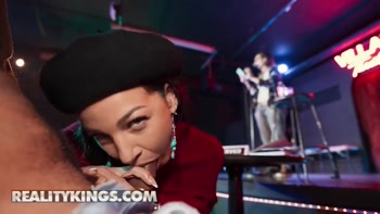 REALITY KINGS - Evelin Stone es Up The Poetry Slam With Sneaky Sex And A Cum-Filled Face