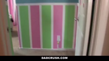 Step Dad Crush - Step-Daughter thought she wouldn't get caught
