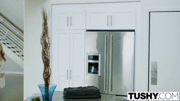 TUSHY Bosses Wife Karla Kush First Time Anal With the Office
