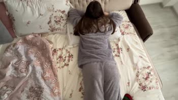 HouseBitchy's Teen (18+) Step Sis Seduced in Pajamas by Horny Stepbrother