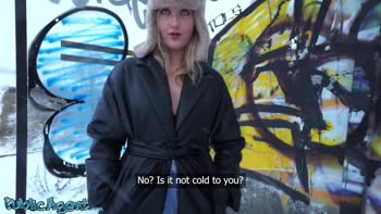 French Teen (18+)'s First Big Dick: Cheating & Public Flashing