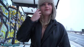 French Teen (18+)'s First Big Dick: Cheating & Public Flashing