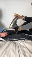 StillSinning's Gym Sock Seduction: Cumshot POV Footjob