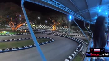 Thai Swingers' Sultry Karting Date Turns into Wild POV Sex Session