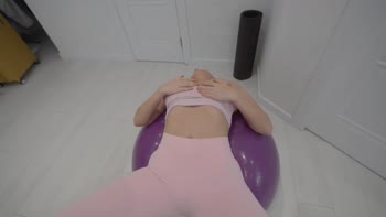 DickForLily Fucks Fitness Babe's Tight Pussy, Cum On Her Ass