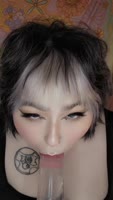 Rissa Stardust's Sultry Solo: Big Dildo Frenzy & Blowing Hot Kisses