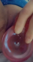 SexxxiiBlonde Teases Her Wet Pussy With A Huge Dildo And Anal Beads