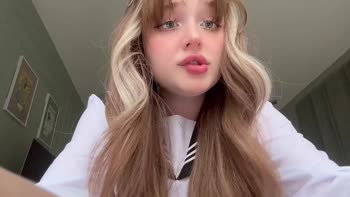 ShyBlanche's Solo Squirt Show: Petite Japanese Exchange Student in Uniform