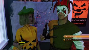 AVN Teller's Halloween Frenzy in Being a Dik Visual Novel