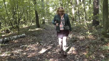 DuBarry - Blonde MILF Spontaneous Public Peeing: Hairy Ass & Pussy Exposed