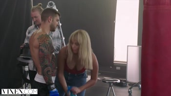 VIXEN Teen (18+) cant resist MMA fighter after photoshoot