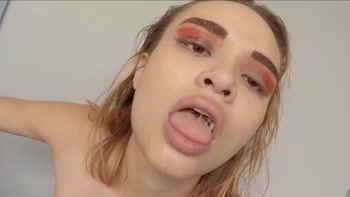 Busty Tattooed Blonde Cock Slut Rough Face Fucked In Homemade Sex Tape