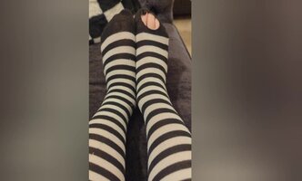 Jaycee Grimoire's Sexy Solo Foot Show