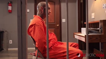 Small Hands' Wild Prison Threesome with a Helpless Thug