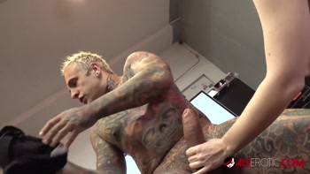 Sascha Ink Devours Delirious Hunter's Hung Office Stud