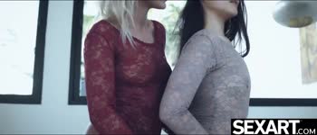 Asian Lesbians Savor Scissoring and Passionate Pussy Licks