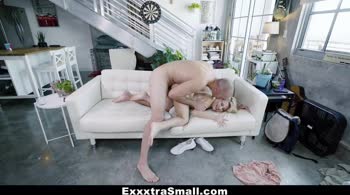 Sean Lawless Fills Petite Skylar Valentine's Small Frame