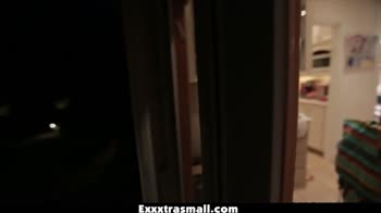 Hollie Shields' Tiny Titted Delight Gets Stretched by Huge Cock
