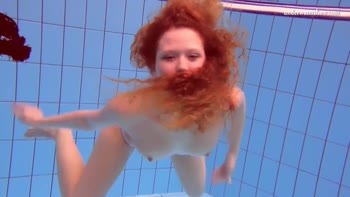 Sultry Underwater Seduction: Naughty Teens (18+) Strip Down in the Deep