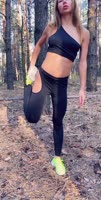 Mia Bandini's Forest Frenzy: Blonde Teen (18+) Gets Double-Fucked in Hardcore Outdoor Anal