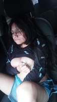 Naty_grey's Surprise Ride: Solo Touch in an Uber