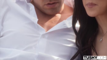 TUSHY Sweet Petite Alexia Anders Gapes Wide Open On First Date