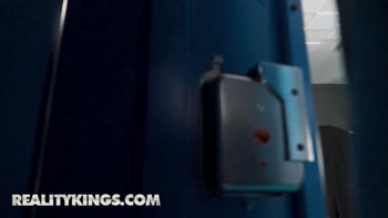 REALITY KINGS - Cheerleaders Kylie Rocket & Destiny Mira Give Rocket Powers A Wild Locker Room 3some