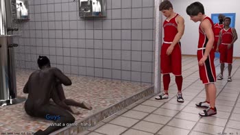 Feedbackpositive's Risky Shower Romp: BBC in Boys' Locker Room