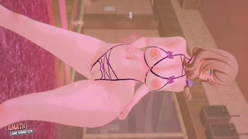 AmathGameAnimation - Lisa's Genshin Impact Dance Frenzy in Uncensored HD