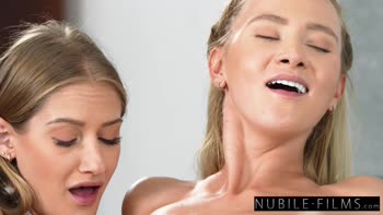 Blonde Bombshells Ivi Rein & Tiffany Tatum Seduce Lonely Husband into Sizzling Threesome