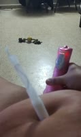 Bellybuttonfan87's Solo Show: Rubbing Her Way to Orgasm