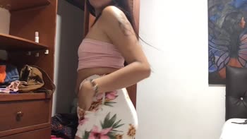 Katy_sex's Secret Solo: A Blonde Bombshell Struts Her Stuff at Home