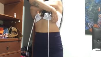 Katy_sex's Secret Solo: A Blonde Bombshell Struts Her Stuff at Home