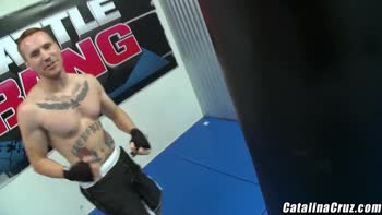 Lexi Belle's Ring Rumble: MMA Fighter's Unleashed Passion