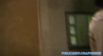 PublicAgent Tiny Japanese Pussy Filled with Big Cock
