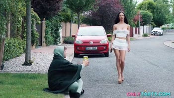 Gold Digger Prank - Bum in a Sports Car - Porn Version