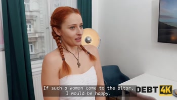 DEBT4k. A Bride Cheats on her Husband in next room