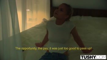 TUSHY Super Horny Model Gets Gaped On A Shoot