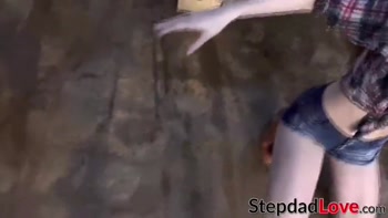 Beautiful Tali Dova fucked and fed with stepdads cum