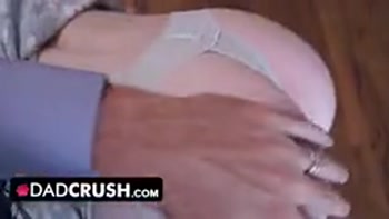 Big Ass Teen (18+) Let Stepdad Spank Her Bubble Butt Then Suck His Dick Afterward