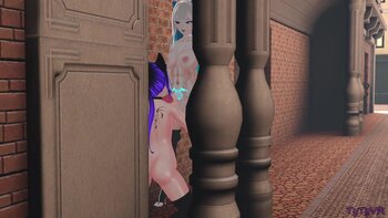 TyTyVR's Futa Fantasy: Public Creampies Against the Wall