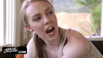 Stuck in Taboo: Disobedient Stepsis Devoured by Big Dick POV