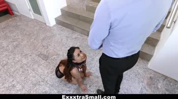 Tiny Teen (18+) Submits to Dominant Stud's Big Cock