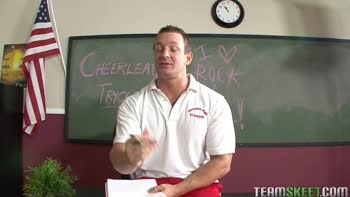 Sensi Pearl's Innocent High Cheerleader Rendezvous with Teacher Tj Cummings
